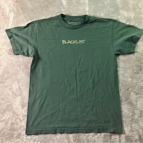 Blacklist Skate ShopCincinnati Oh & Lawrenceburg Indiana Og Tee Box Logo Medium - Picture 1 of 7